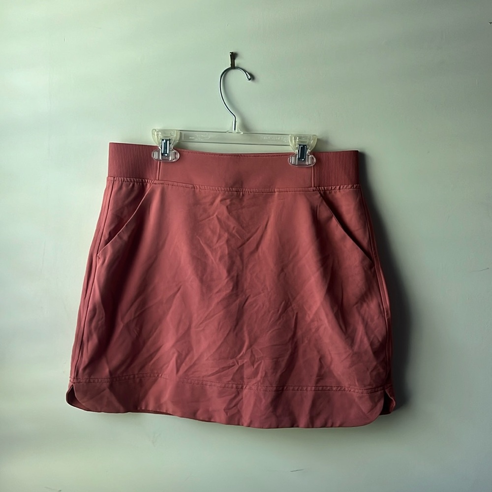 This terracotta skort is great for spring and summer with a tee. It has pockets!